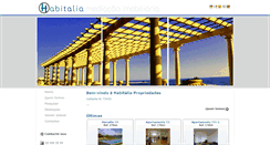 Desktop Screenshot of habitaliaimobiliaria.com